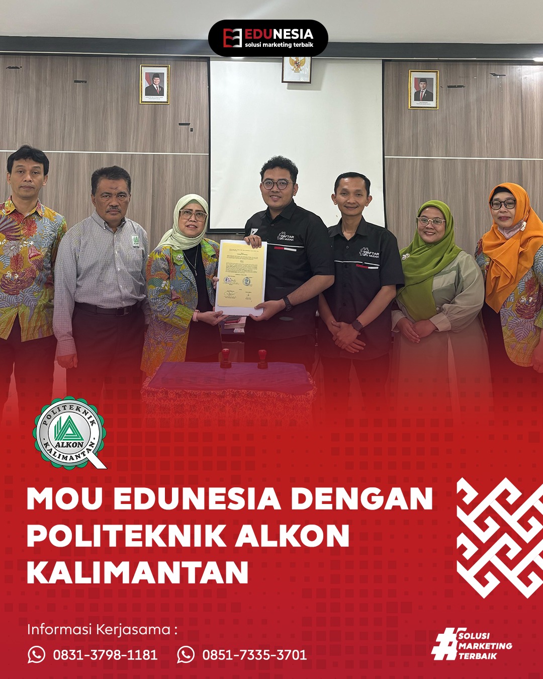 Kerjasama Pendidikan Antara Politeknik Alkon Kalimantan Dengan Cv. Edukasi Indonesia Jaya