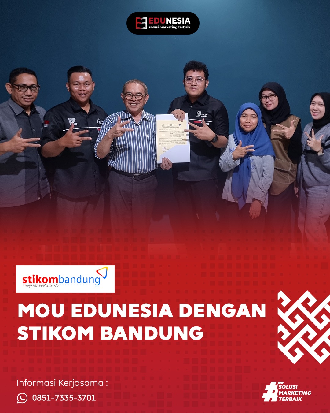 Mou Edunesia Dengan Sekolah Tinggi Ilmu Komunikasi (Stikom) Bandung