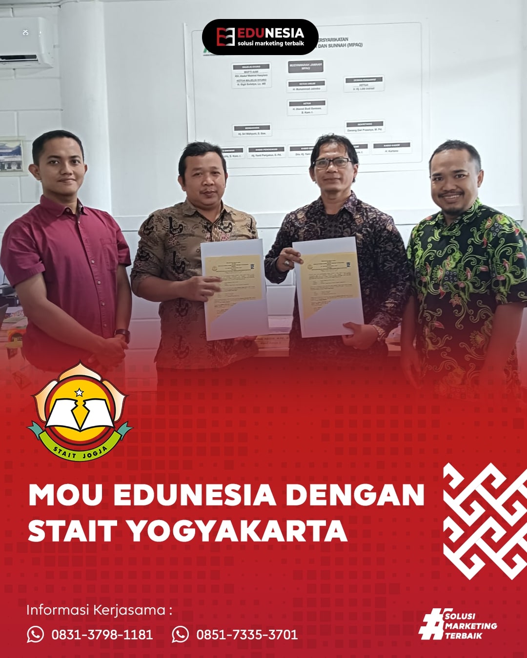 MoU Eduneisa Dengan STAI Terpadu Yogyakarta