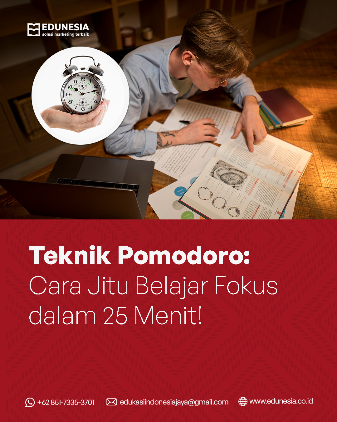 Cuma 25 menit! Bikin belajar dan kerja kamu lebih efektif.