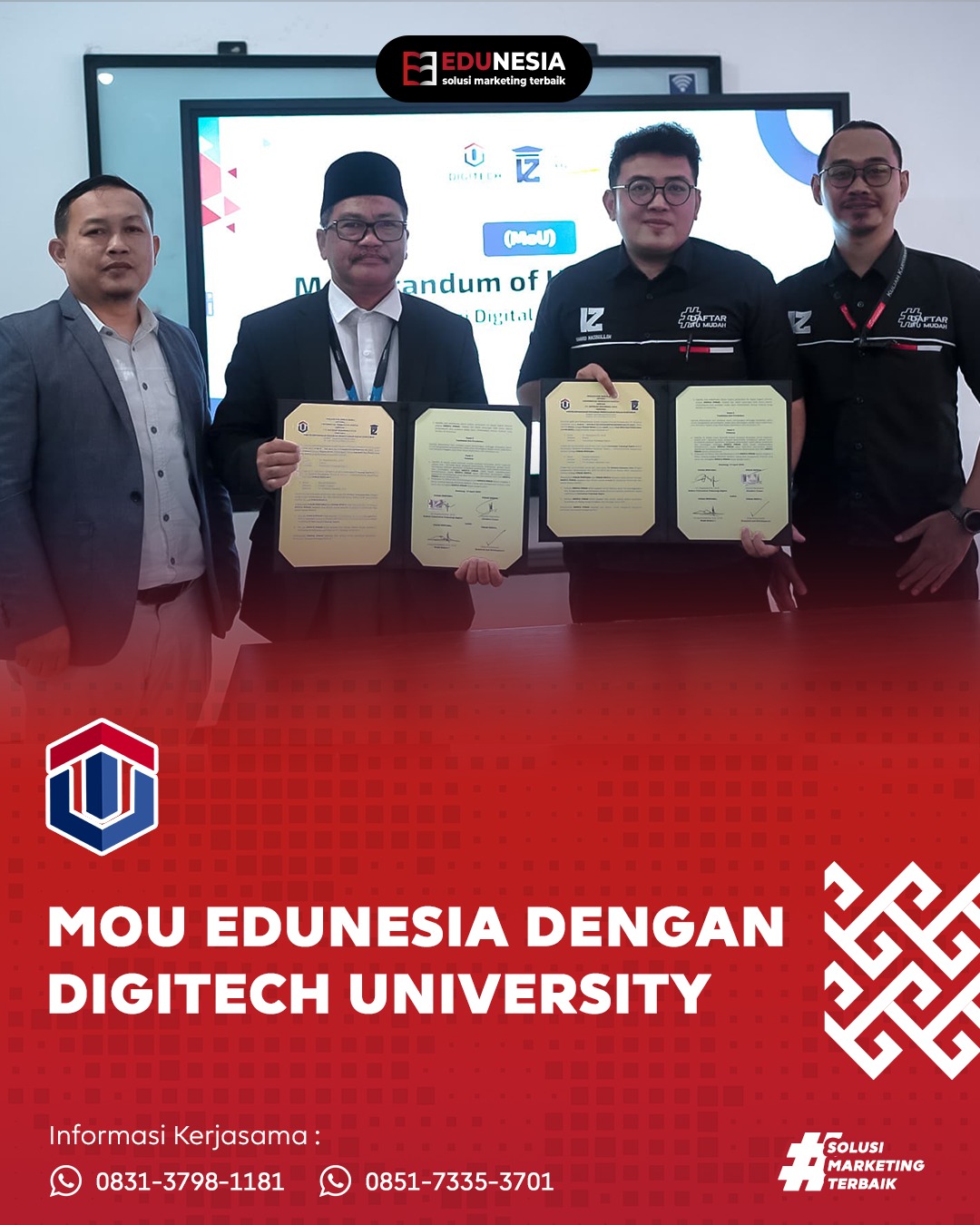 Mou Cv. Edukasi Indonesia Jaya Dengan Digitech University (Universitas Teknologi Digital)