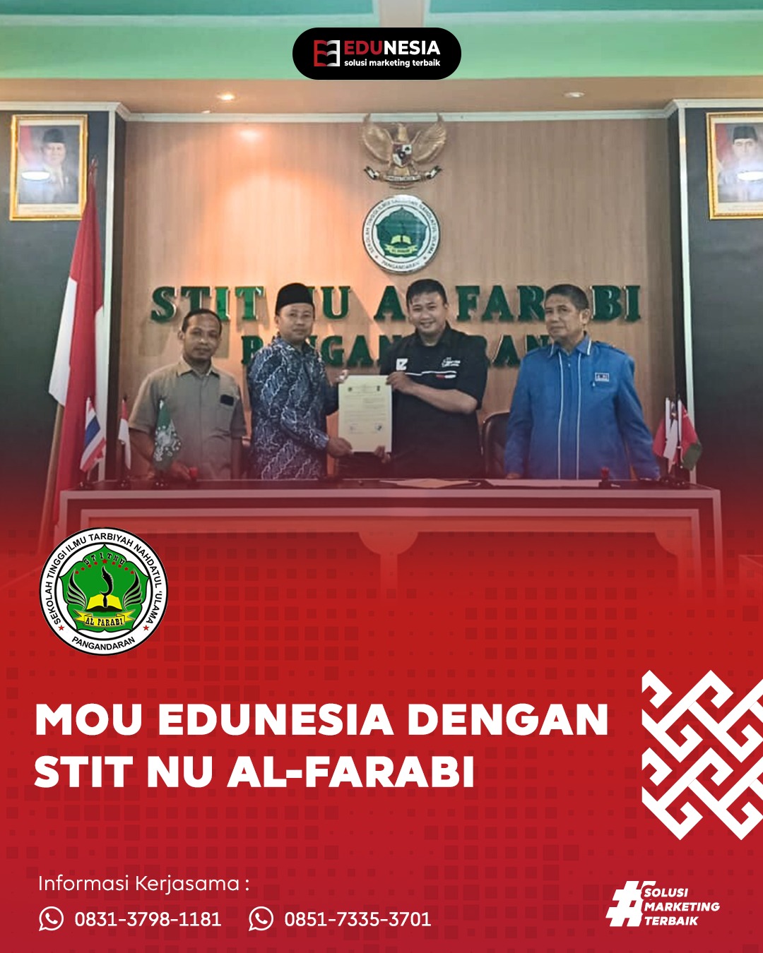 MoU Eduneisa Dengan Stitnu Al Farabi Pangandaran