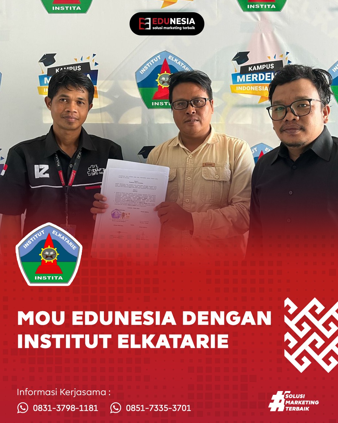 MoU Edunesia Dengan Institut Elkatarie Lombok